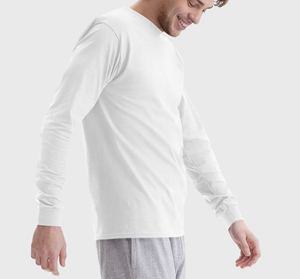 T-shirt à manches longues pour hommes 180 GSM Qualité supérieure 100% Coton Logo personnalisé Design Taille Options multicolores du Bangladesh - Product Image 2