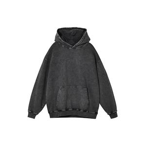 Sudadera con Capucha Unisex de Felpa Francesa de Alta Calidad con Logotipo Bordado Personalizado, Diseño Gráfico Vintage, Lavado Ácido - Product Image 4