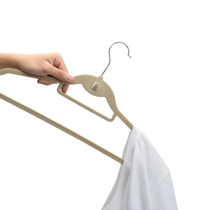 Beige nhung móc 100pcs nhung móc cao cấp chống trượt đổ xô áo móc - Product Image 3