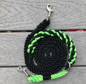 Hands-Free <b>Leash</b> Cotton Rope <b>Dog</b> <b>Leash</b> Pet Supplies Accessory Customized Colored Cotton Rope Handmade <b>Dog</b> <b>Leash</b> Pet <b>Leash</b> Set - Product Image 1