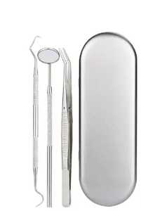 Conjunto de instrumentos de diagnóstico dental básico de acero inoxidable - Product Image 5