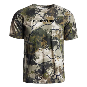 <b>Men's</b> <b>Thermal</b> Short Sleeve Compression Athletic Base Layer Top Camo Shirt Lightweight Winter Hunting Gear Realtree Camo Shirts - Product Image 1