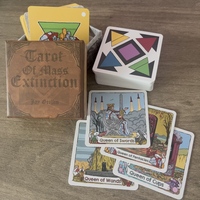 Harga Murah kartu Custom Oracles Tarot Deck asli cetakan sesuai pesanan kartu Tarot massal Raider kartu Tarot Custom Printing