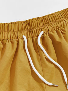 Pantalones Cortos de Compresión para Hombre, Ropa Deportiva Sólida con Bolsillos, Lavado, Entrenamiento para Correr - Product Image 3