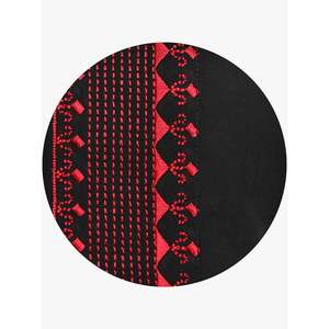 Top de Algodón Bordado Negro Estilo Bohemio para Mujer - Product Image 4