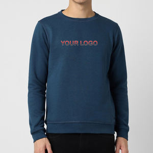High Quality Loose Fit Custom Printed Logo <b>Oversized</b> <b>Hoodies</b> & Sweatshirt Drop Shoulders Crew Neck Pullover Sweatshirt <b>For</b> <b>Men</b> - Product Image 4