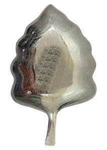 Plateau décoratif en aluminium finition argentée de qualité supérieure Plaque de conception personnalisée parfaite pour servir des fruits secs et la décoration de la maison - Product Image 3