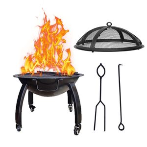 Revestimiento de anillo de fuego de acero de alto grado con rejillas de ventilación Inserto sin humo con montaje rápido para chimenea de leña al aire libre - Product Image 3