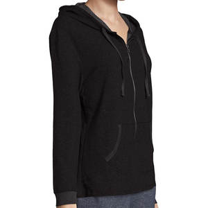 Sudaderas con Capucha Personalizadas, Bordadas, Casuales, de Calle, con Hombros Caídos, Transpirables, Ecológicas, Tejidas para Mujer - Product Image 3