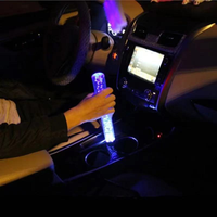Voiture cristal transparent led pommeau de levier de vitesse voiture modifié pommeau de levier de vitesse coloré couvercle de pommeau de levier de vitesse de voiture