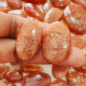 Natural Orange Sunstone Mix Shape Cabochon Pulido Piedra preciosa suelta Sunstone Lote al por mayor para joyería o regalo para ella - Product Image 4