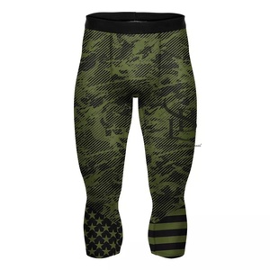 Pantalones de compresión elásticos para hombre, pantalones ajustados deportivos, mallas para hombre, pantalones de gimnasio de entrenamiento para correr de secado rápido para hombre a la venta OEM - Product Image 1