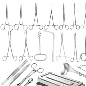 Juego de Instrumentos Quirúrgicos Básicos de Primera Calidad, de Acero Inoxidable, Manuales, Reutilizables, para Uso en Cirugía General - Product Image 2