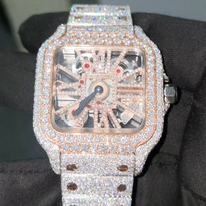 VVS Clarity Premium VVS Diamond Fashion Business Watch Mouvement à quartz Bande en acier inoxydable Date automatique Occasions formelles - Product Image 1