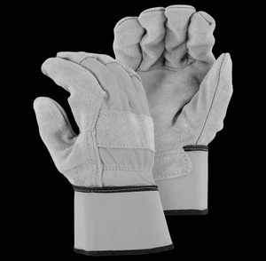 Guantes de Soldadura de Cuero Vacuno de Seguridad para Trabajo Completo de la Palma, Guantes Industriales de Seguridad para Jardinería, Tendencia 2025, Gran Venta - Product Image 6