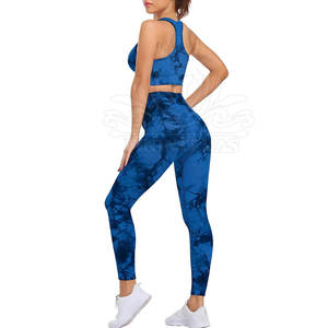Vente directe d'usine ensemble de yoga pour femmes vêtements de fitness et d'entraînement ensemble de yoga pour femmes ensemble de yoga pour femmes taille haute - Product Image 3