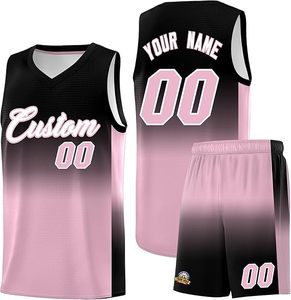 Uniforme de basket-ball réversible personnalisé authentique, ensemble de maillots de basket-ball pratique au design classique original - Product Image 1