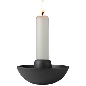 Portavelas de Hierro Fundido, Decoración para el Hogar, Elegante Portavelas de Metal Negro para el Hogar, Hotel, Sala de Estar - Product Image 4