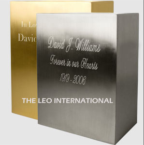 Urna de metal clásica para adultos para cenizas cremadas para suministros funerarios, servicios funerarios o conmemorativos, característica ligera - Product Image 4