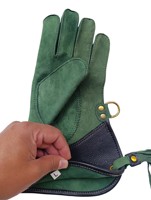 Gants de fauconnerie en cuir personnalisés, piège à animaux, 35 cm de long, imperméables, durables, légers, de haute qualité, fabrication artisanale, toutes saisons