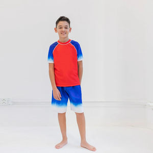 Camiseta de Compresión Deportiva de Alta Calidad, Transpirable y Ecológica para Niños, Fabricada con Spandex y Poliéster, Cómoda para Fitness - Product Image 2