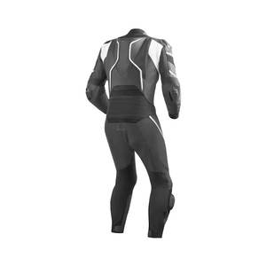 Traje de moto de cuero de una pieza para unisex superventas diseño de logotipo personalizado traje de moto en color sólido - Product Image 5