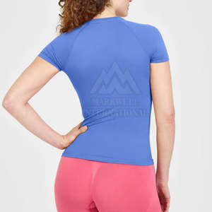 Camisetas de gimnasio para mujer de talla personalizada en stock, hechas con el mejor material, camisetas de gimnasio para mujer en venta - Product Image 2