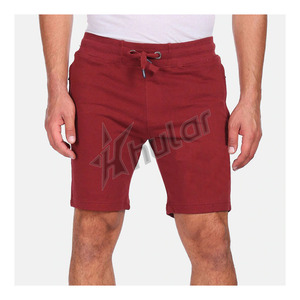Pantalones cortos deportivos cómodos de algodón para hombre, pantalones cortos deportivos para gimnasio personalizados con función antiarrugas, respetuosos con el medio ambiente - Product Image 2