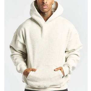 Sweats à capuche surdimensionnés pour hommes personnalisés 2025, meilleure qualité, vêtements décontractés, hautement respirants, sweats à capuche avec impression en relief - Product Image 3