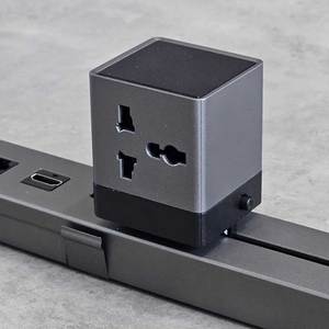 Prise de courant encastrable pour table de conférence avec rail coulissant - HOEDG005 - Product Image 2