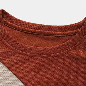 Nuevo 2025 sudaderas para hombre con logotipo bordado personalizado de alta calidad 100% algodón polar contraste Color Casual deportes de invierno - Product Image 3