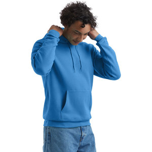 Sweat à capuche bleu uni en polaire pour hommes, fabricant de qualité, sweat à capuche à manches longues d'automne à la mode - Product Image 6