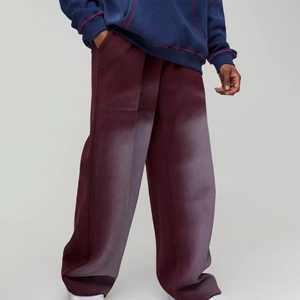 Super Loose Streetwear Thick Canvas Joggers <b>Baggy</b> Mid Waist Oversized Polyester/Cotton Casual <b>Trousers</b> <b>Men</b> Wide Elastic Waist - Product Image 5