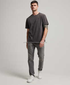 <b>Plain</b> Tshirt 180gsm Print Men's <b>T</b> <b>Shirt</b> With Blank Organic Cotton <b>Oversized</b> Print <b>T</b>-<b>Shirt</b> for Men - Product Image 3