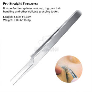 Kit de pince à épiler pour extension de cils avec design ergonomique pour une utilisation confortable Kit de pince à cils de haute qualité idéal - Product Image 5