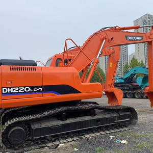 Venta caliente Doosan DX220 22Ton Excavadora usada Horas bajas Excavadora original de alta calidad Certificación CE y EPA Para la venta Precio barato - Product Image 1