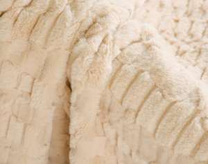 Manta de Franela de Felpa Suave, Cálida y Acogedora, Ligera, de Lujo, con Tejido Jacquard, Estampado de Cuadrícula, Ecológica, para Cama - Product Image 4