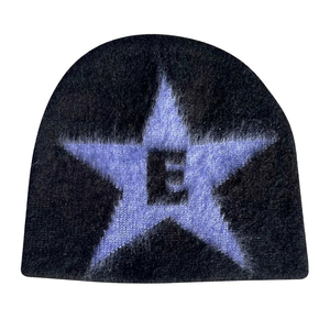 Bonnet en mohair côtelé avec texture extensible et finition douce bonnet en tricot chaud unisexe pour la randonnée, les voyages ou l'hiver au quotidien - Product Image 1