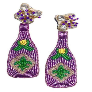 Boucles d'oreilles pendantes uniques faites à la main avec broderie de perles, bijoux de mode de haute qualité, parfaites pour les fêtes, les occasions décontractées et le quotidien, pour femmes et filles - Product Image 6