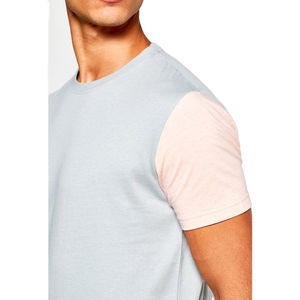 Camisetas al por mayor nueva moda Unisex manga corta mejores hombres verano algodón camiseta Casual estilo sólido hecho en Pakistán - Product Image 2