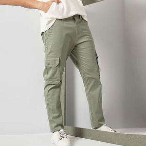 Meilleure vente à bas prix Pantalon cargo décontracté pour hommes Design élégant 100% coton Services écologiques OEM ODM - Product Image 4