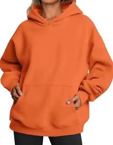 Venta al por mayor sudaderas de lana de gran tamaño para las mujeres sudaderas con capucha de punto sólido con bordado 3D cuello con capucha para la temporada de invierno - Product Image 6