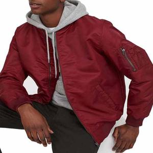 Veste Bomber Homme Personnalisée en Toile Enduite – Service OEM – Qualité Supérieure, Respirante, Style Urbain – Grande Vente - Product Image 3