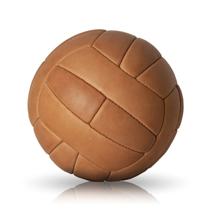 Ballon de football pakistanais fait à la main en cuir véritable de style ancien 25 pièces pour l'entraînement, match et ballons de football exclusifs - Product Image 2