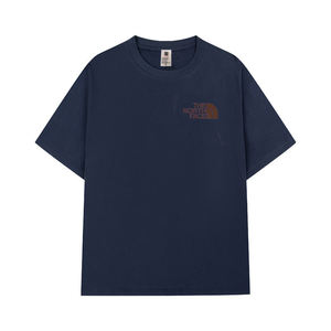 เสื้อยืดลำลองแขนสั้นของผู้ชายสำหรับฤดูร้อนออกแบบเองได้ระบายอากาศได้ดีใส่ได้พอดีตัวผ้าฝ้าย100% เป็นมิตรกับสิ่งแวดล้อม - Product Image 5