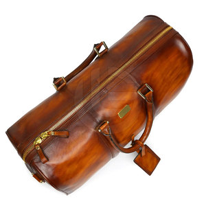 2025 Custom Design Durable Genuine Leather Casual Water Resistant Zipper <b>Duffel</b> <b>Bag</b> Latest Style High Quality Quick Dry - Product Image 2