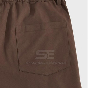 Pantalones Cargo de algodón 100% para hombre, ropa de entrenamiento informal, diseño de cintura media, ligero, de talla grande, uso al aire libre, servicio OEM transpirable - Product Image 4