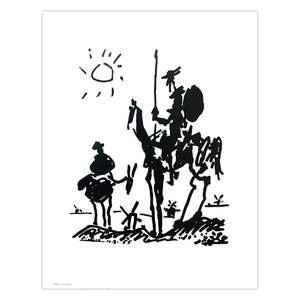 Impresión Artística Moderna de Pablo Picasso, Don Quijote, Diseño de Naturaleza Muerta en Papel - Product Image 1