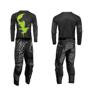 Lite bí mật than/Neon Motocross Dirt Bike offroad MX Jersey quần Combo Gói cưỡi thiết bị Set Jersey - Product Image 5