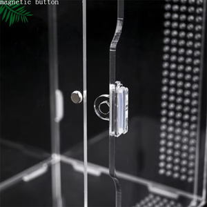 Caja Acrílica Personalizable para Reptiles, Hábitat Ventilado Sólido de Estilo Simple para Jaulas de Cría de Isópodos de Escorpión y Tarántula - Product Image 4